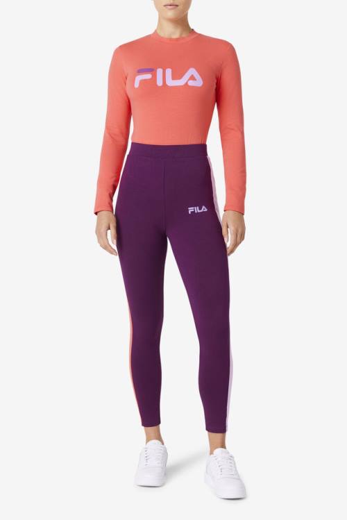 Bodysuit Fila Chaya Mujer Rojas | Fila092JH