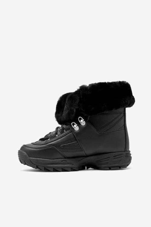 Botas Fila Disruptor Mujer Negras Blancas Rojas | Fila486FE