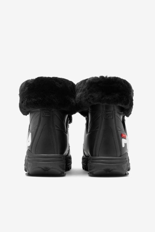 Botas Fila Disruptor Mujer Negras Blancas Rojas | Fila486FE