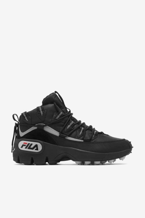 Botas Fila Grant Hill 1 X Trailpacer Hombre Negras Blancas Rojas | Fila657EB