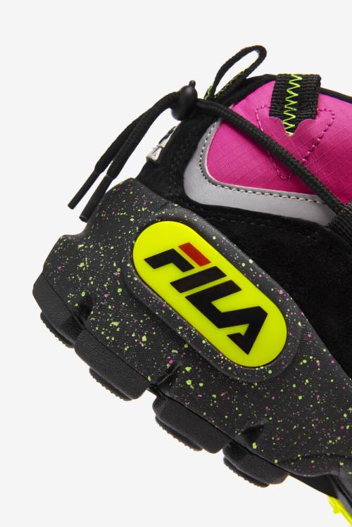 Botas Fila Grant Hill 1 X Trailpacer Mujer Rosas Negras Amarillo | Fila310RV