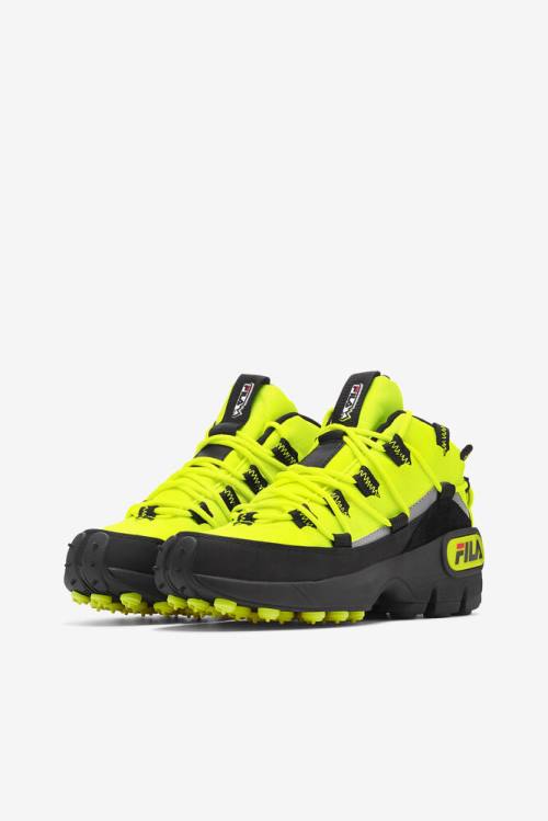 Botas Fila Grant Hill 1 X Trailpacer Mujer Amarillo Negras Rojas | Fila650SO