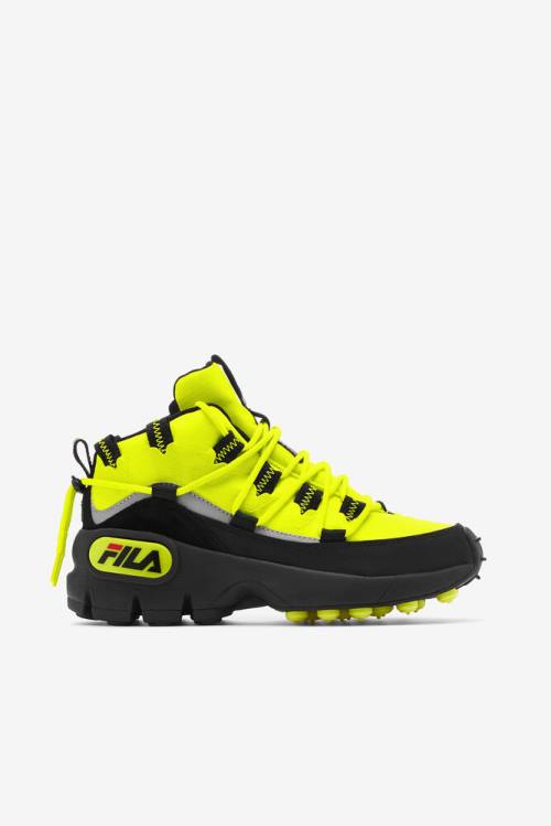 Botas Fila Grant Hill 1 X Trailpacer Mujer Amarillo Negras Rojas | Fila650SO