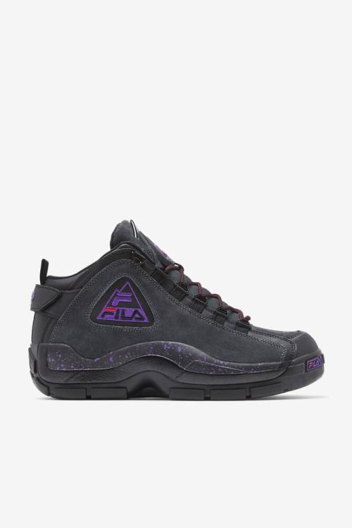 Botas Fila Grant Hill 2 Outdoor Hombre Negras Moradas | Fila381WG