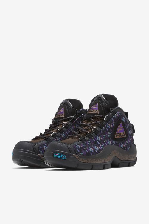 Botas Fila Grant Hill 2 Outdoor Mujer Negras Moradas | Fila214RW