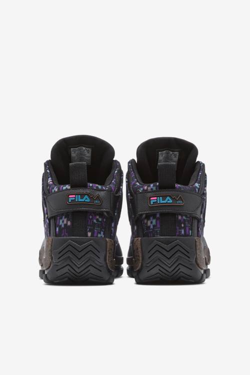 Botas Fila Grant Hill 2 Outdoor Mujer Negras Moradas | Fila214RW