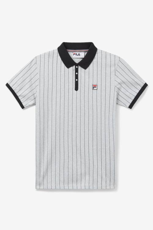 Camisa Polo Fila Bb1 Hombre Gris | Fila069JP