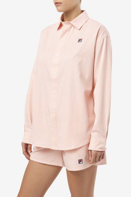 Camisas Fila Ariella Vestido Mujer Coral | Fila730HK