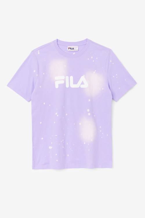 Camiseta Fila Alivia Tie Dye Tee Mujer Moradas | Fila617RX