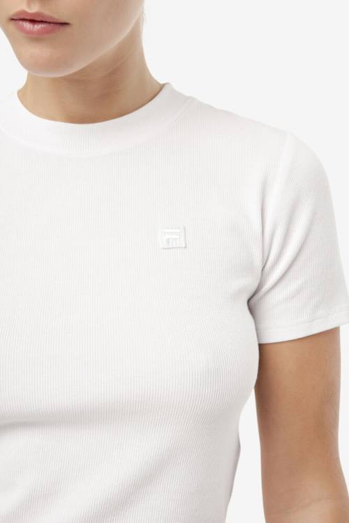 Camiseta Fila Ammara Top Mujer Blancas | Fila586YZ