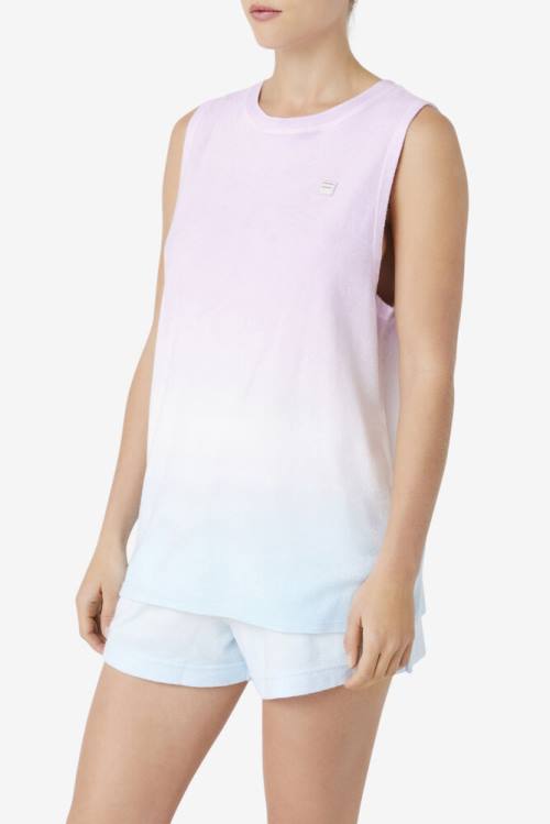 Camiseta Fila Betti Sin Manga Top Mujer Coral | Fila684CN