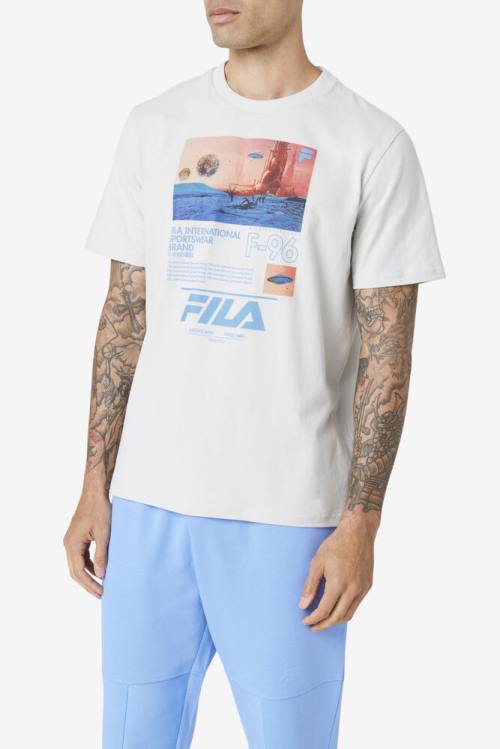 Camiseta Fila Ceylon Tee Hombre Gris | Fila639DP