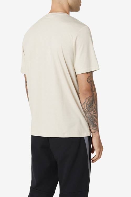 Camiseta Fila Commuter Tee Hombre Blancas | Fila694KA