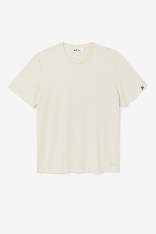 Camiseta Fila Commuter Tee Hombre Blancas | Fila694KA