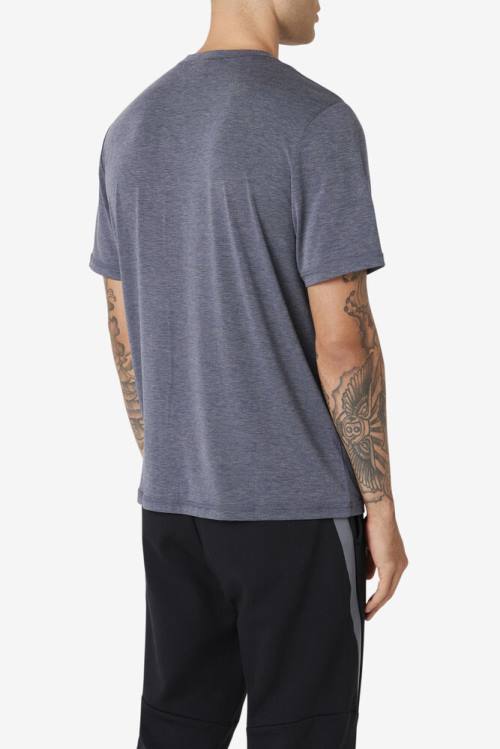 Camiseta Fila Commuter Tee Hombre Gris | Fila081YR