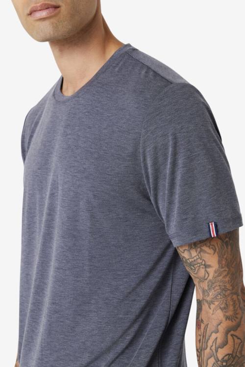 Camiseta Fila Commuter Tee Hombre Gris | Fila081YR