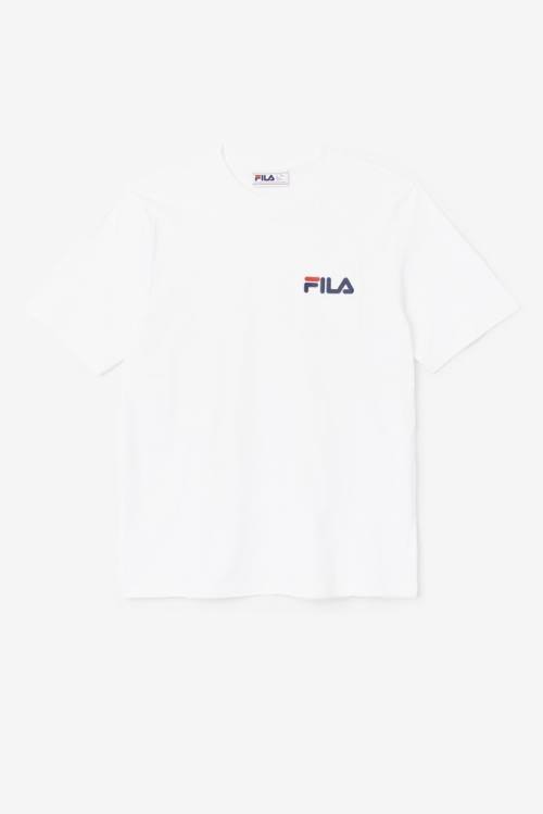 Camiseta Fila Curtis Pocket Tee Hombre Blancas | Fila285BE