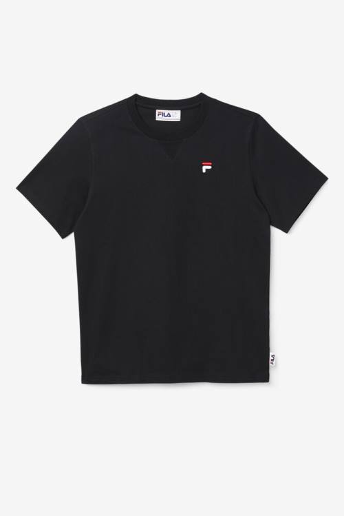 Camiseta Fila Derion Tee Hombre Negras | Fila309HK