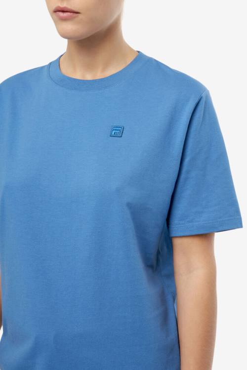 Camiseta Fila Doran Tee Mujer Azules Oscuro | Fila460TI