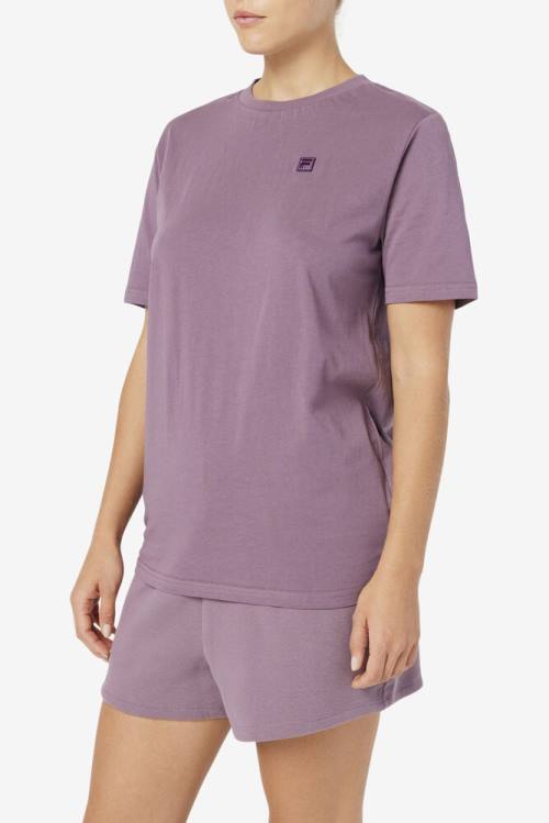 Camiseta Fila Doran Tee Mujer Moradas | Fila130GV