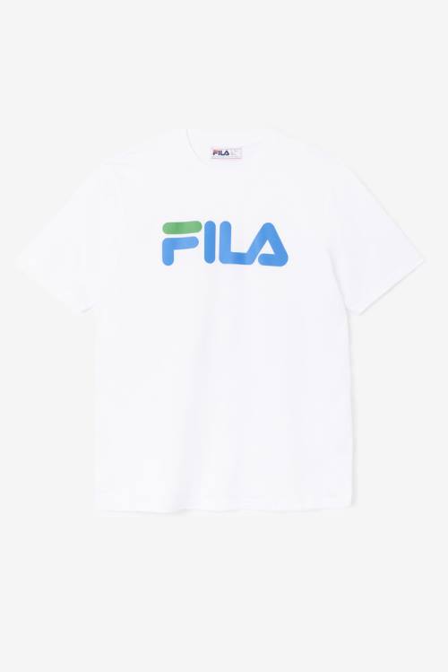 Camiseta Fila Eagle Tee Hombre Blancas Azules | Fila082BP