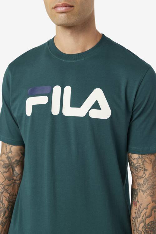 Camiseta Fila Eagle Tee Hombre Blancas Negras | Fila367BP