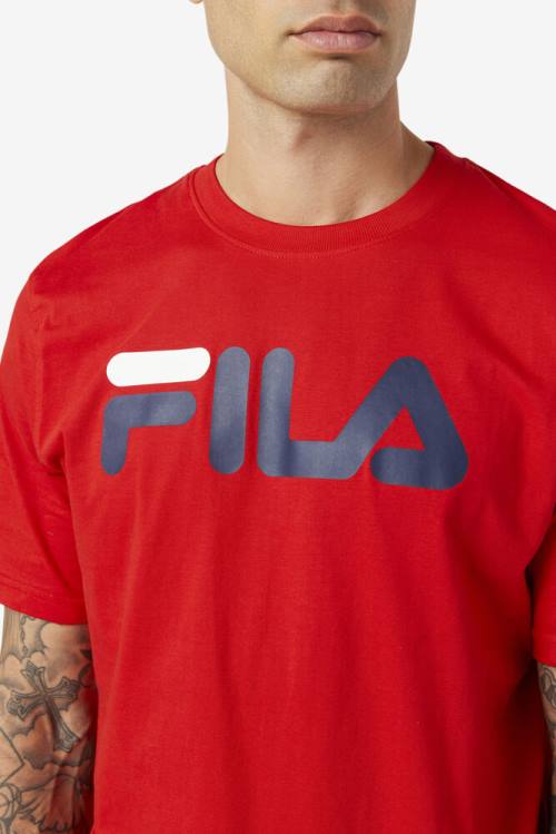 Camiseta Fila Eagle Tee Hombre Rojas | Fila213OV