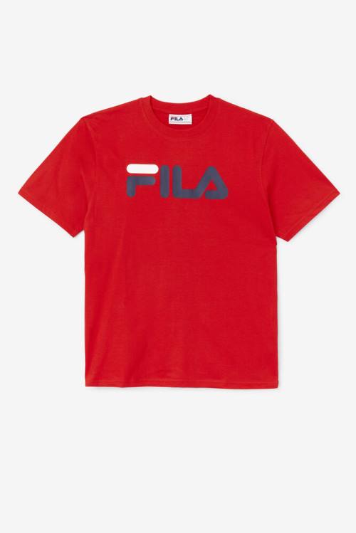 Camiseta Fila Eagle Tee Hombre Rojas | Fila213OV