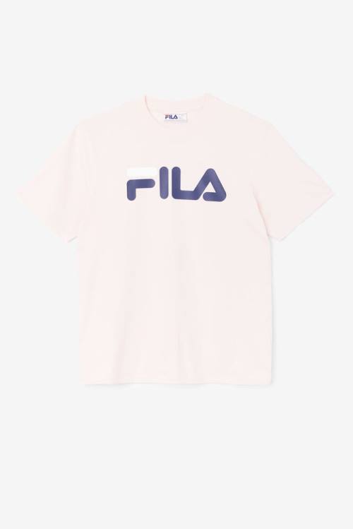 Camiseta Fila Eagle Tee Hombre Rosas Azul Marino Blancas | Fila689AF