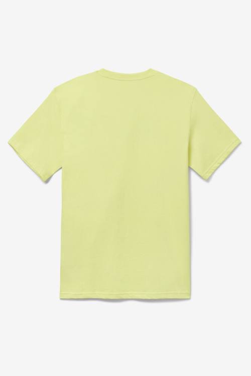 Camiseta Fila Eagle Tee Hombre Verde Claro Amarillo | Fila460KC