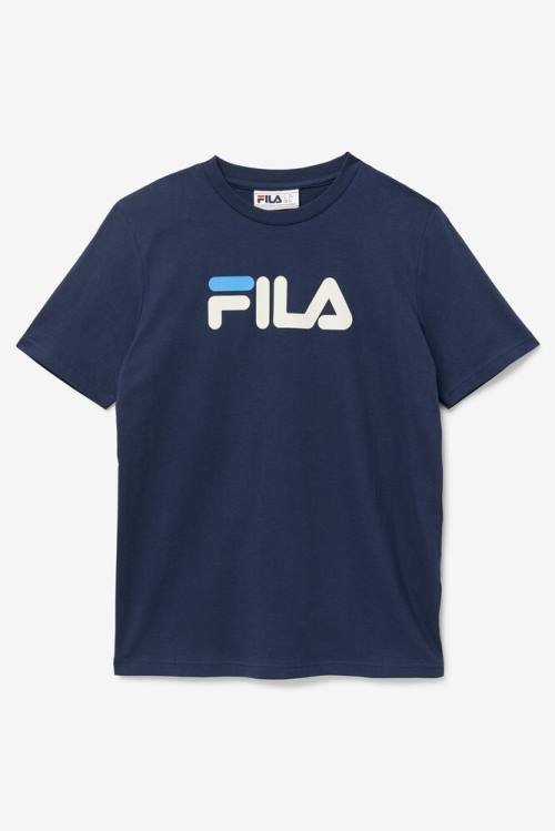 Camiseta Fila Eagle Tee Mujer Azul Marino Azules | Fila403WF