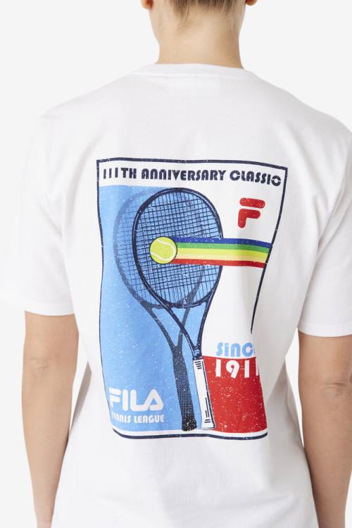 Camiseta Fila Ellsie Tee Mujer Blancas | Fila167FO