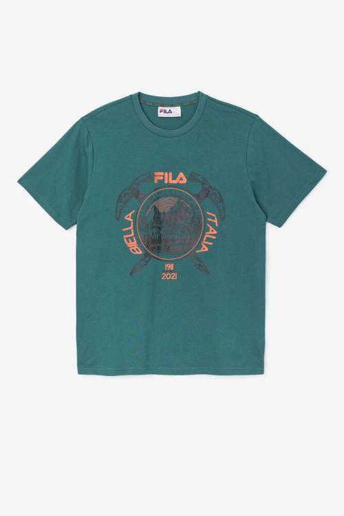 Camiseta Fila Enem Tee Hombre Negras | Fila790XT