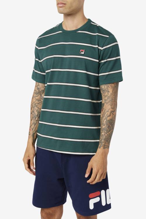 Camiseta Fila Felix Tee Hombre Blancas | Fila805DB