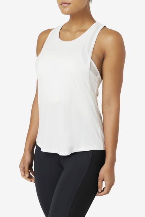 Camiseta Fila Fi-lux Long Tank Top Mujer Blancas | Fila375VP