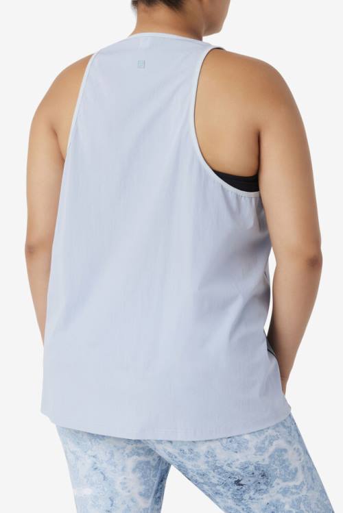 Camiseta Fila Fi-lux Loose Tank Top Mujer Azules Negras | Fila308SJ