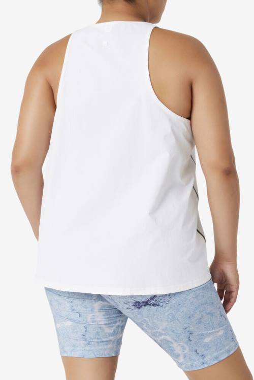 Camiseta Fila Fi-lux Loose Tank Top Mujer Blancas Negras | Fila602FP