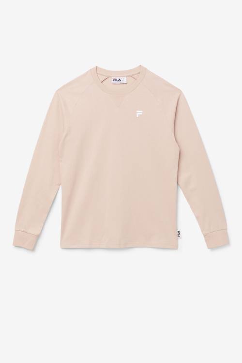 Camiseta Fila Flynn Long Sleeve Tee Hombre Rosas | Fila364KO