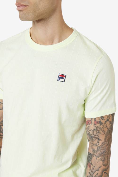 Camiseta Fila Guillo Tee Hombre Blancas | Fila645EW