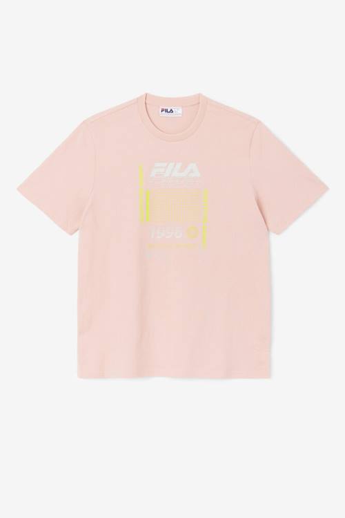 Camiseta Fila Kosala Tee Hombre Coral | Fila468XR