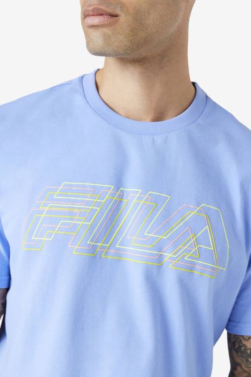 Camiseta Fila Lakosa Tee Hombre Azules | Fila348QL