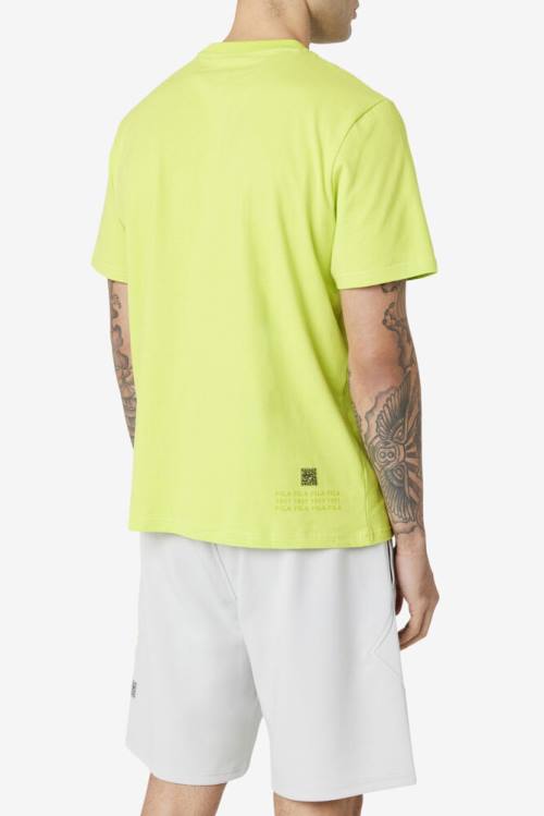 Camiseta Fila Lakosa Tee Hombre Verde Claro | Fila538ZL