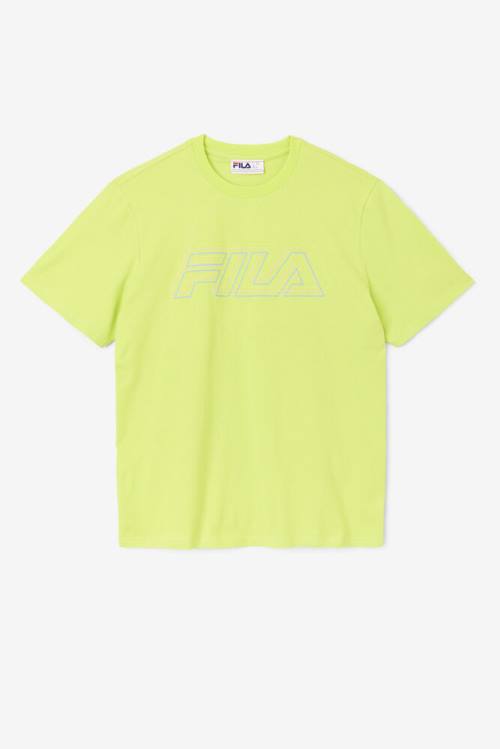 Camiseta Fila Lakosa Tee Hombre Verde Claro | Fila538ZL