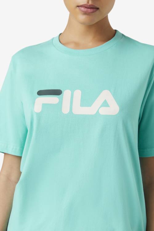 Camiseta Fila Miss Eagle Tee Mujer Azules Turquesa | Fila328ST