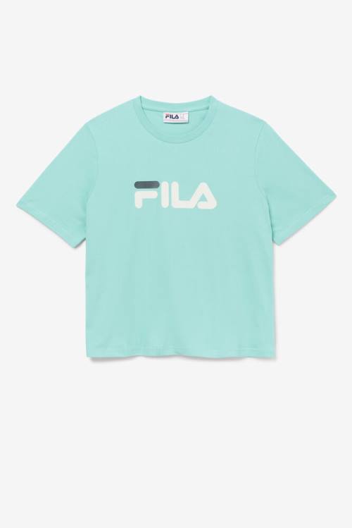 Camiseta Fila Miss Eagle Tee Mujer Azules Turquesa | Fila328ST