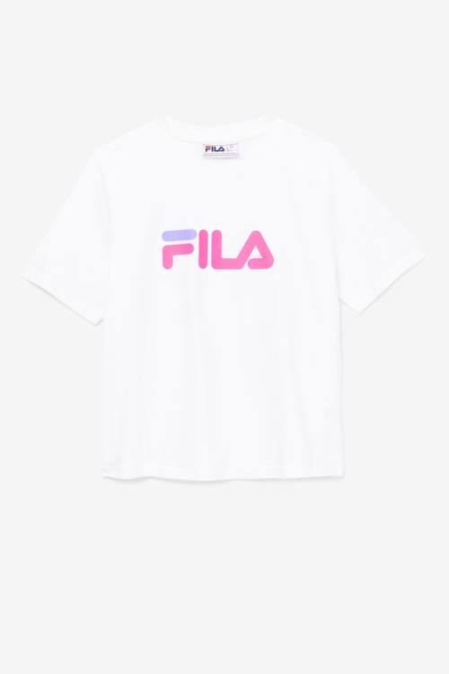 Camiseta Fila Miss Eagle Tee Mujer Blancas Rosas Moradas | Fila056KT