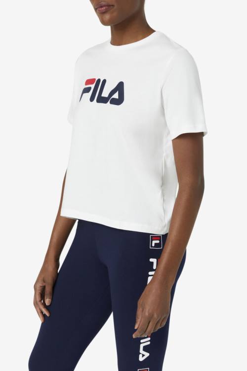 Camiseta Fila Miss Eagle Tee Mujer Blancas | Fila291LC