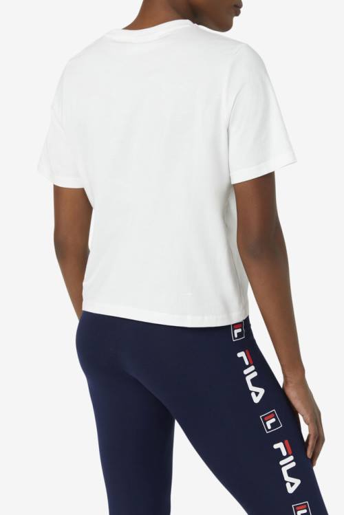 Camiseta Fila Miss Eagle Tee Mujer Blancas | Fila291LC