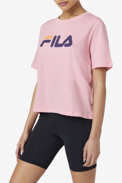 Camiseta Fila Miss Eagle Tee Mujer Rosas Moradas Naranjas | Fila761KZ