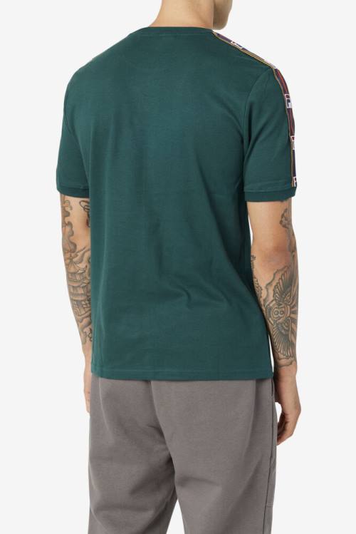 Camiseta Fila Oliver Tee Hombre Verde Oliva | Fila485NI